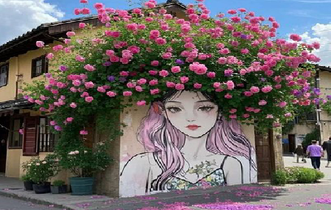 卢氏怎么设计网红打卡墙绘