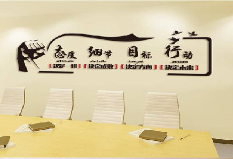 卢氏企业文化墙主要展示什么？