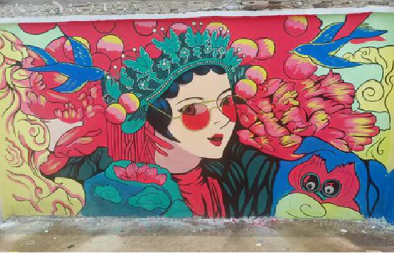 卢氏墙体彩绘-网红墙