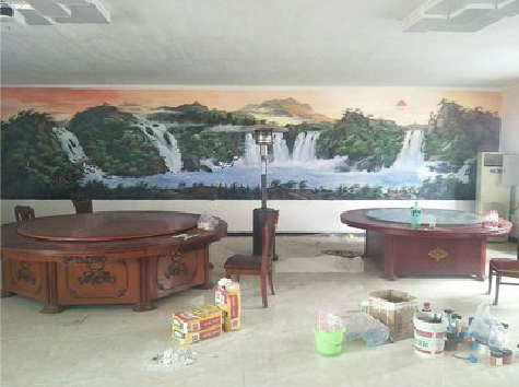 卢氏墙绘-写实风景