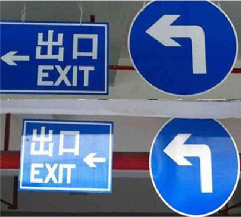 卢氏在日常生活中如何区分标识与标牌？