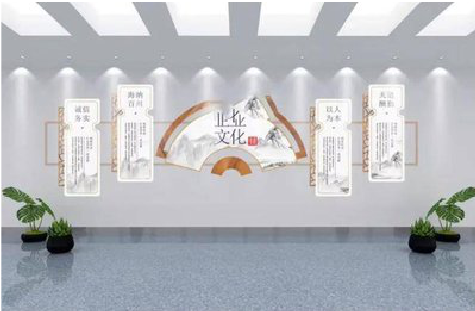 卢氏企业文化墙设计的核心要素。