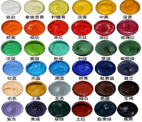 卢氏墙绘颜色的选择有讲究。