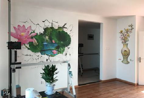 卢氏墙体彩绘相比墙纸的优势。